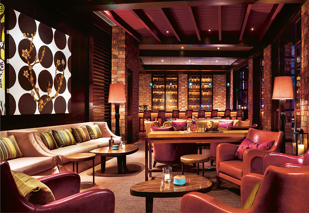 The interior of Mei at Rosewood Beijing